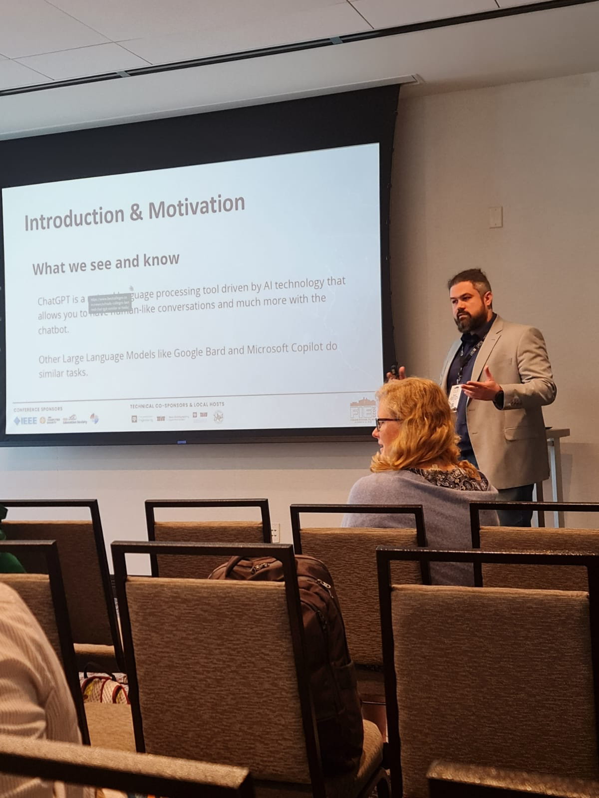 Apresentação científica em evento internacional